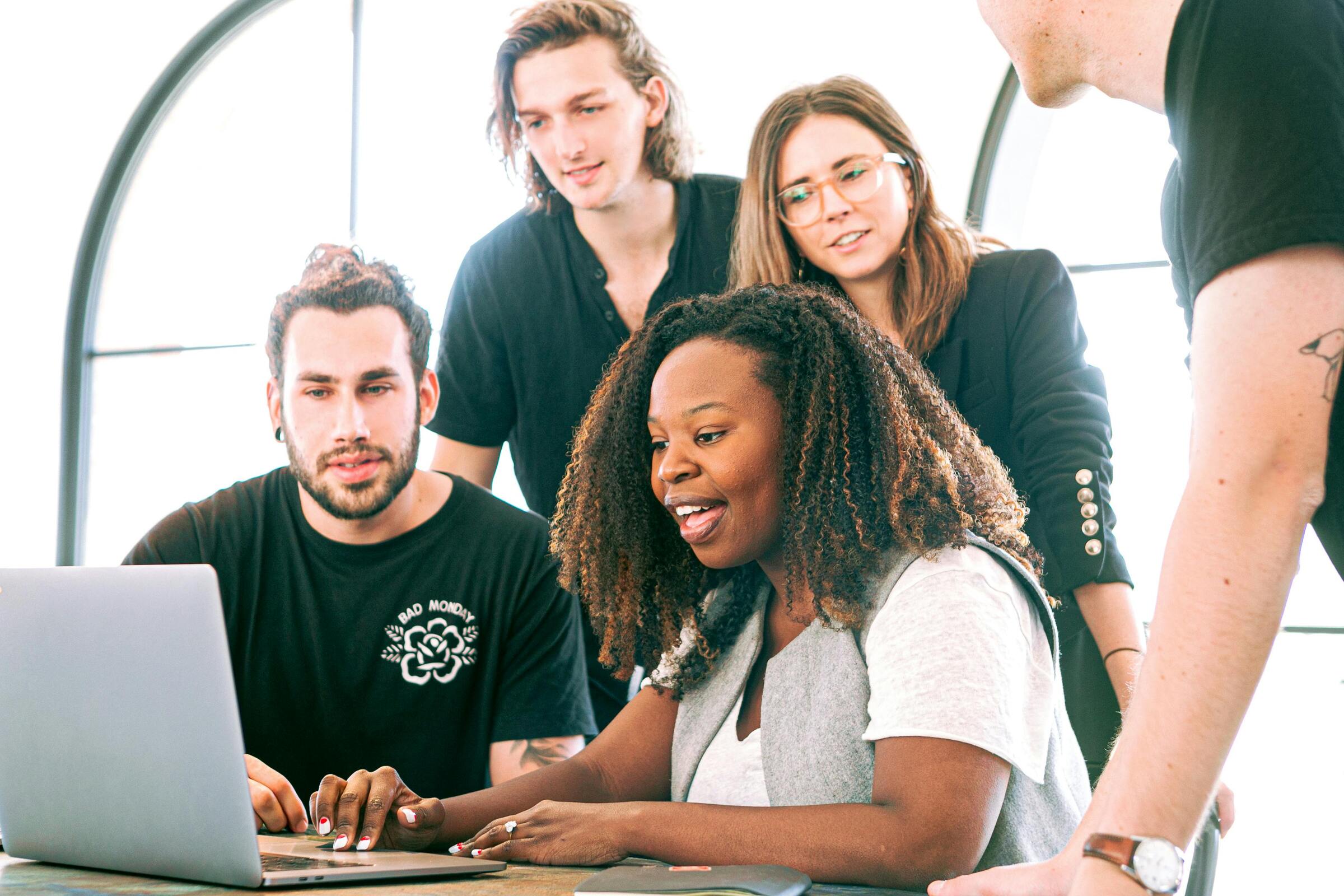 Agency team in a meeting