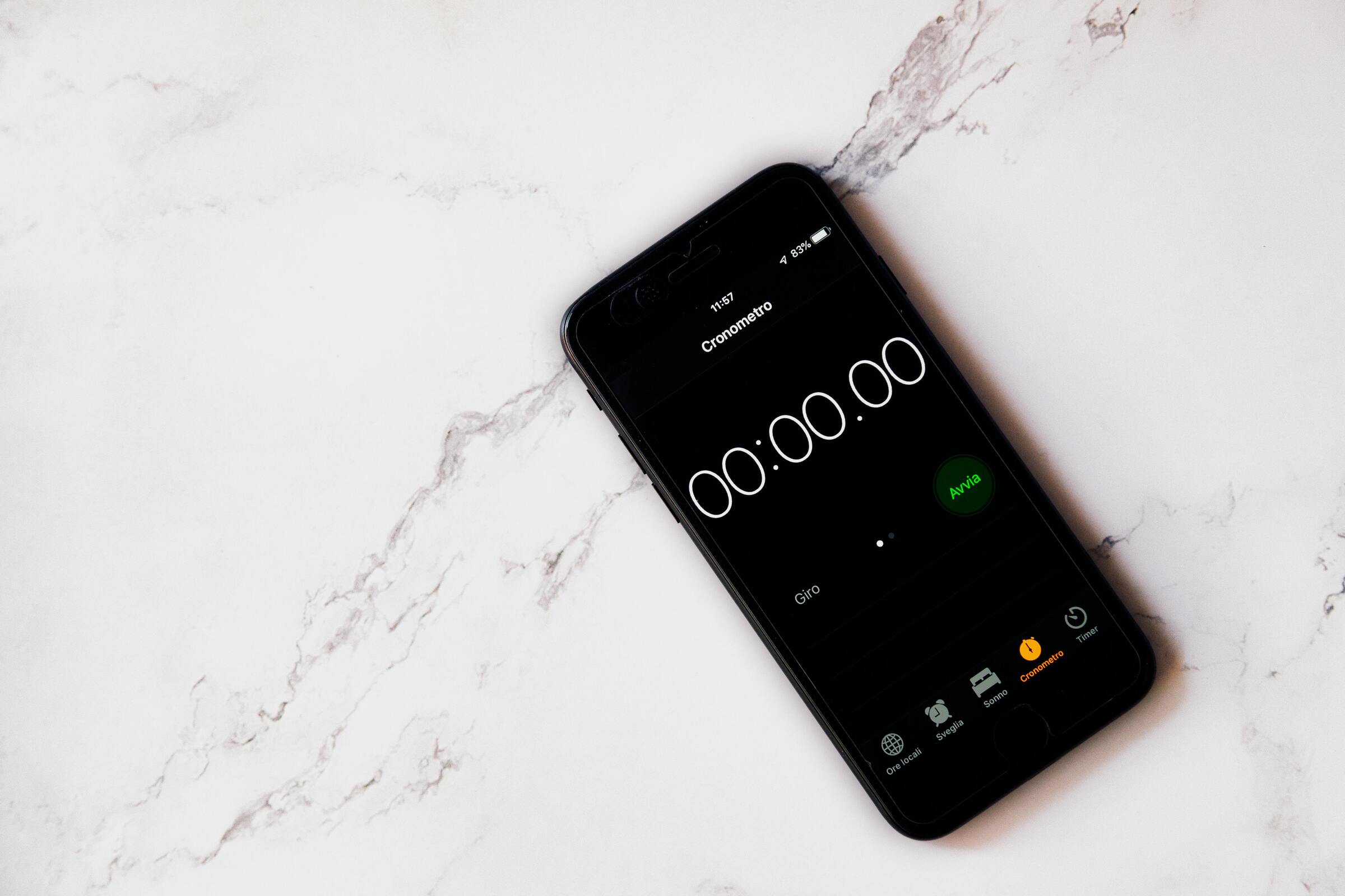 Stopwatch symbolizing the time lost due to manual tracking