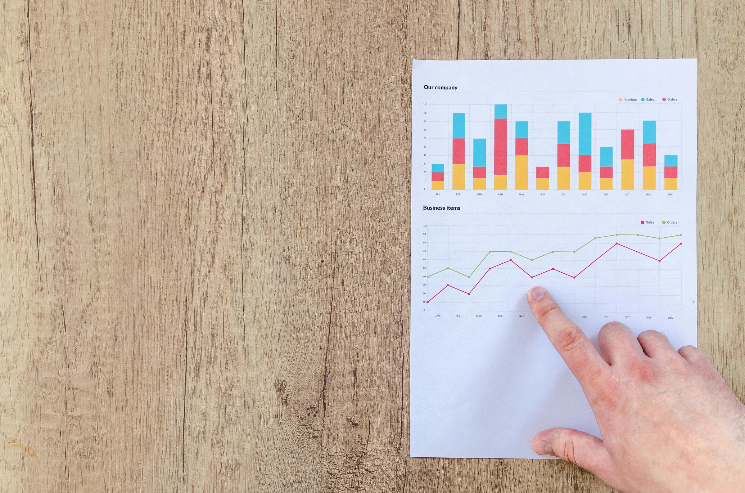 Growth chart symbolizing increased profitability